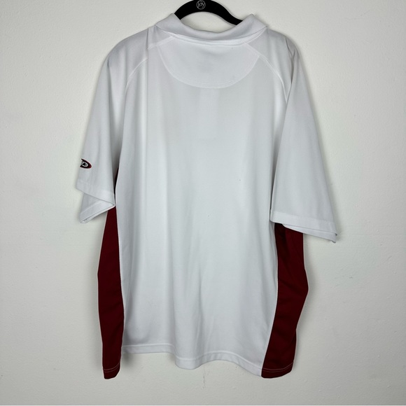 White USC Trojan Pro Player Golf Polo Shirt Mens Size X-Large XL Football NCAA - Picture 5 of 6